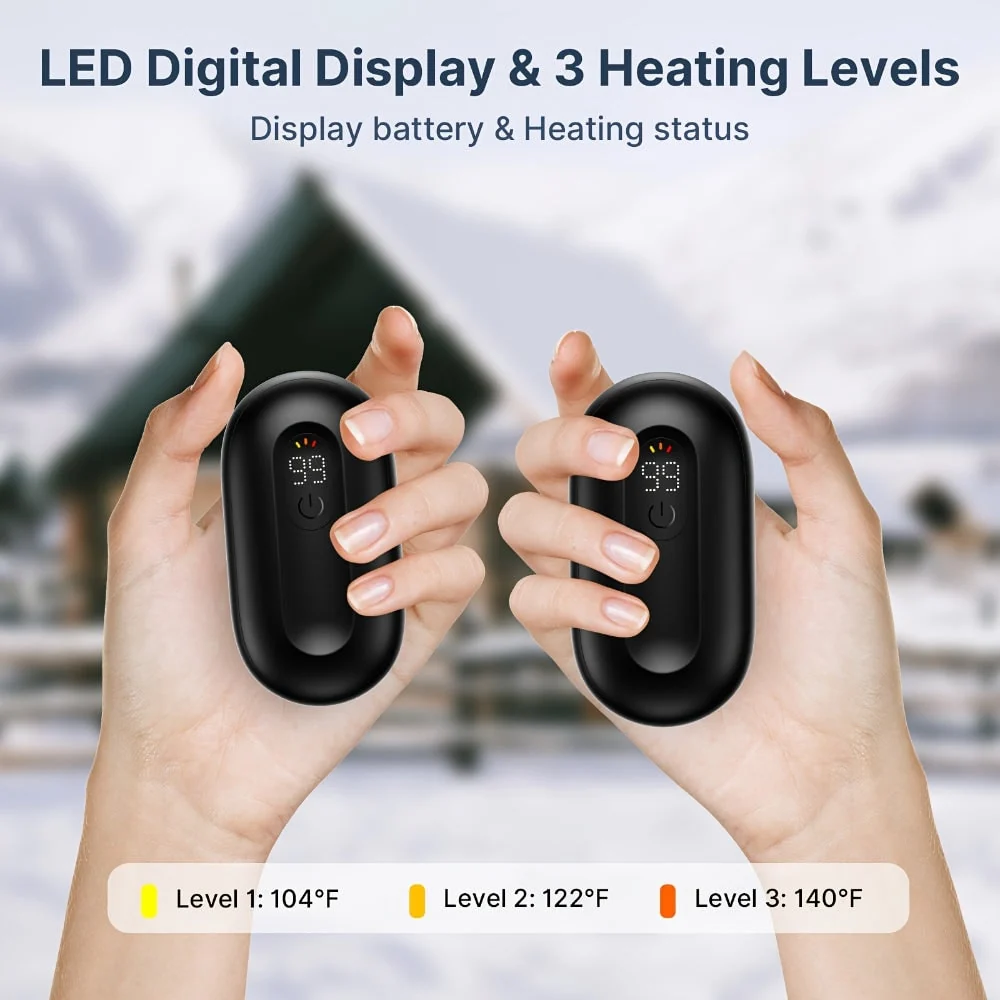 Rechargeable Hand Warmers Portable Instant Heat Device - Image 9